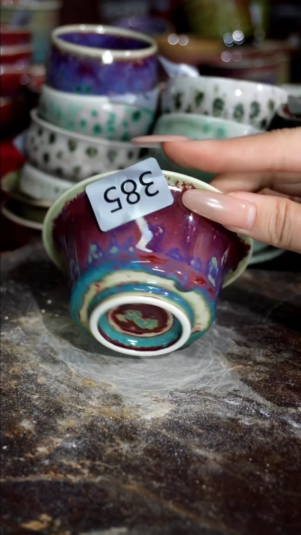 摆件精品窑变钧瓷茶器