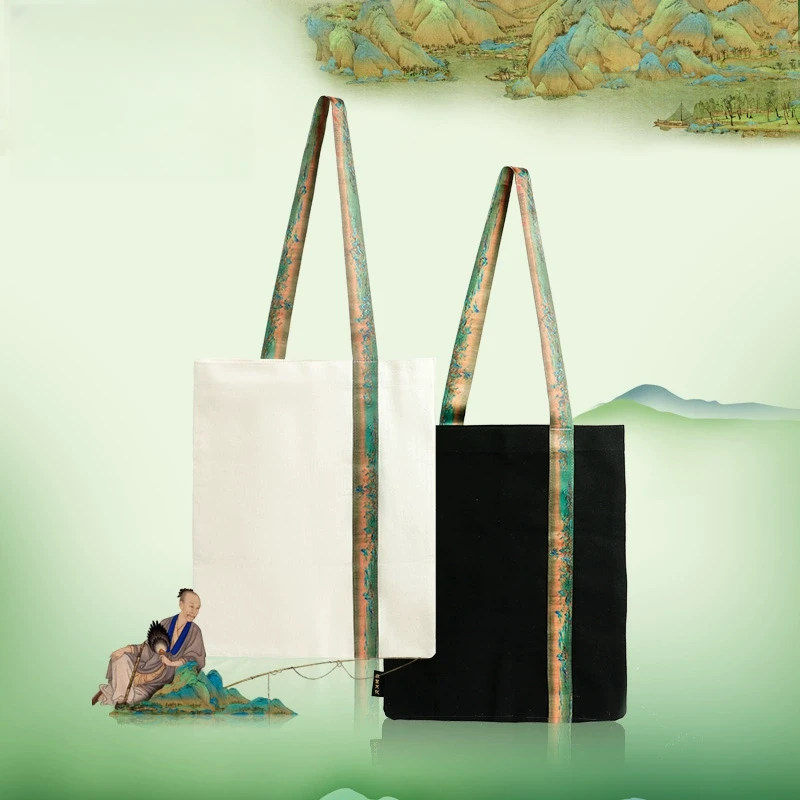 故宫 千里江山图 手提袋 单肩挎包 生日礼物