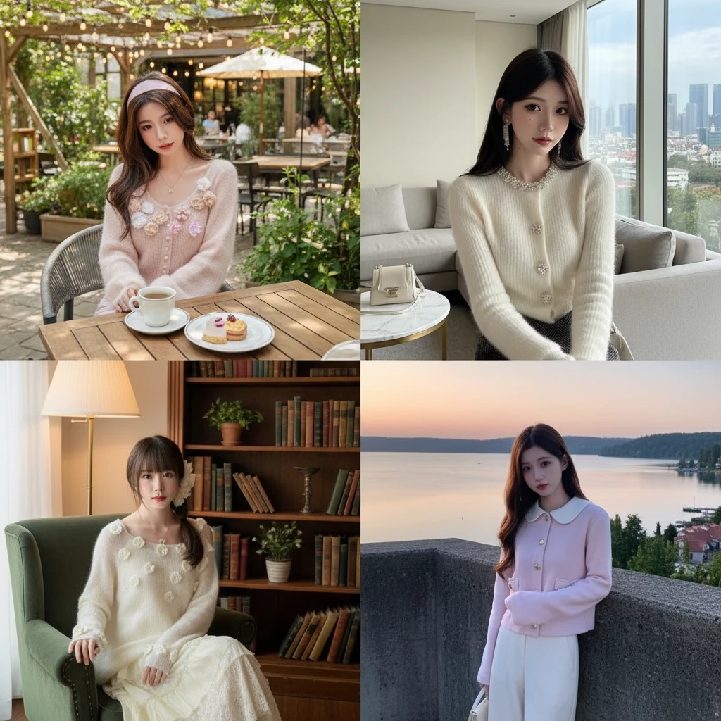 【糯米推荐】时尚百搭毛衣温柔气质针织衫外套编码【601--699】1月2号