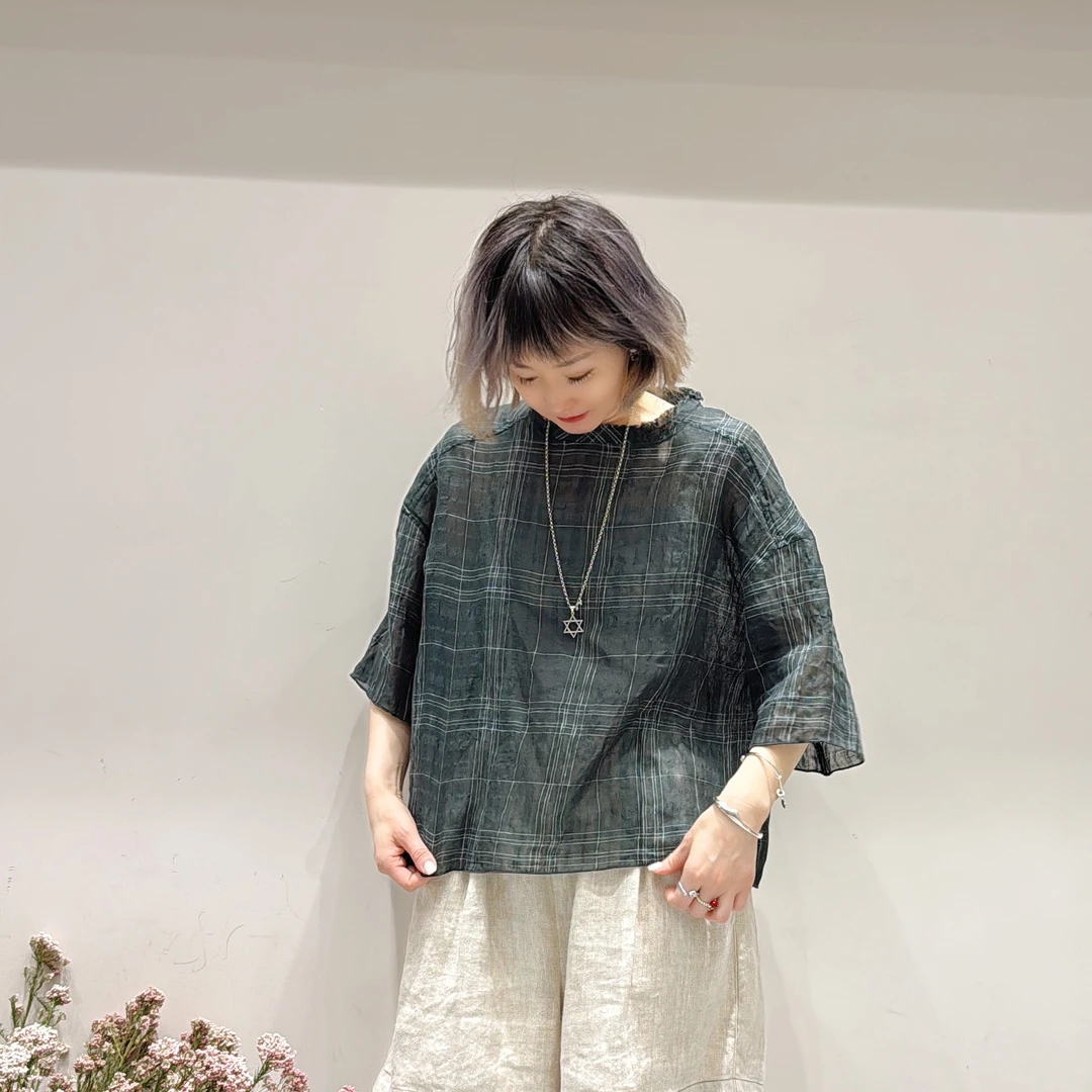 喜悦出品｜景甜｜订制款亚麻衬衫