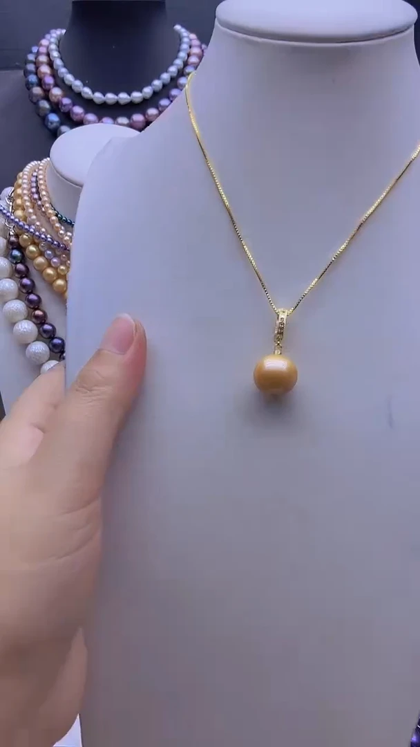 淡水珍珠未镶嵌颈饰1