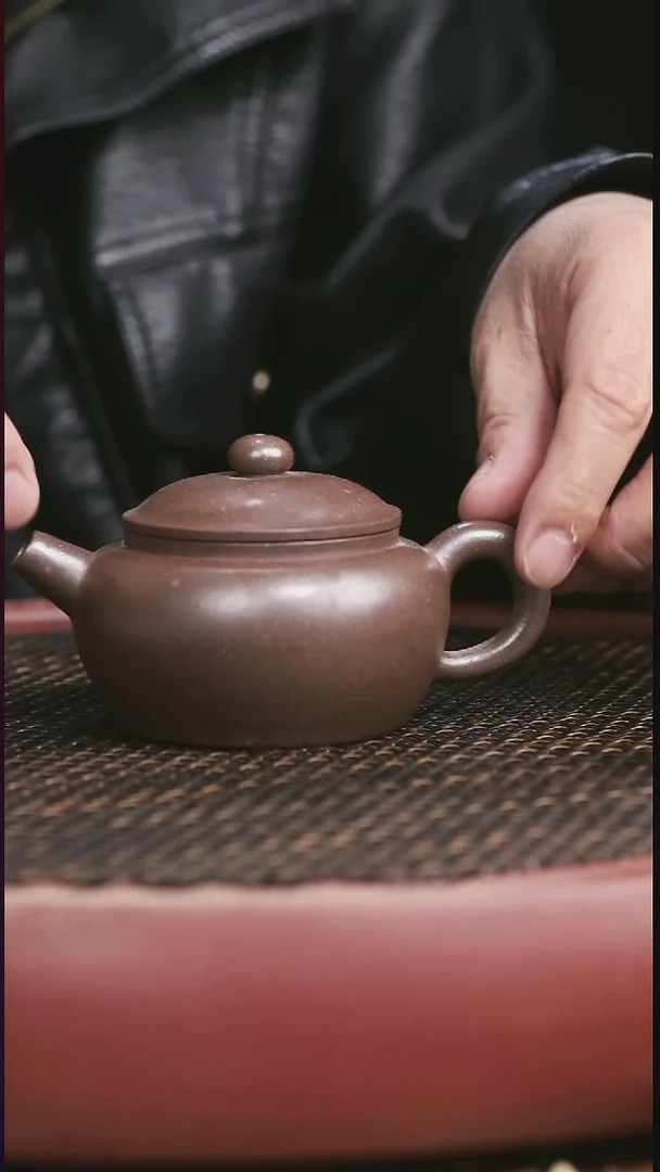 茶壶紫砂14号柴烧全手工士衡200CC微微暇