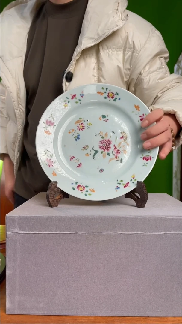 【闪购商品】摆件瓷粉彩满工赏盘