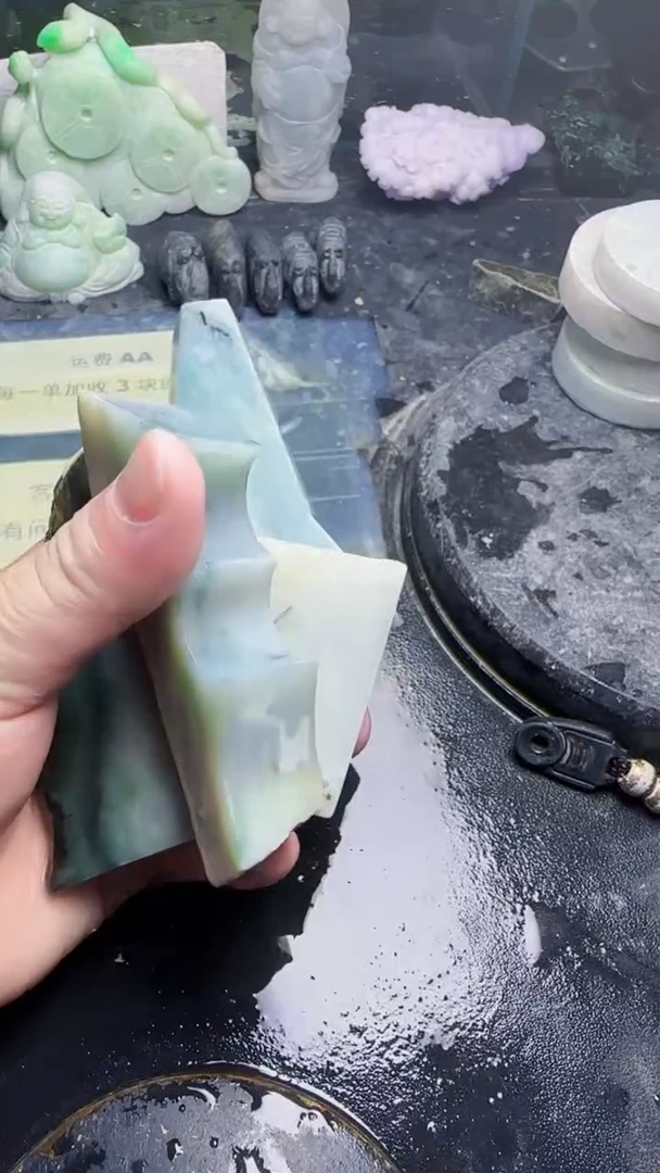 未镶嵌挂件翡翠天然翡翠094