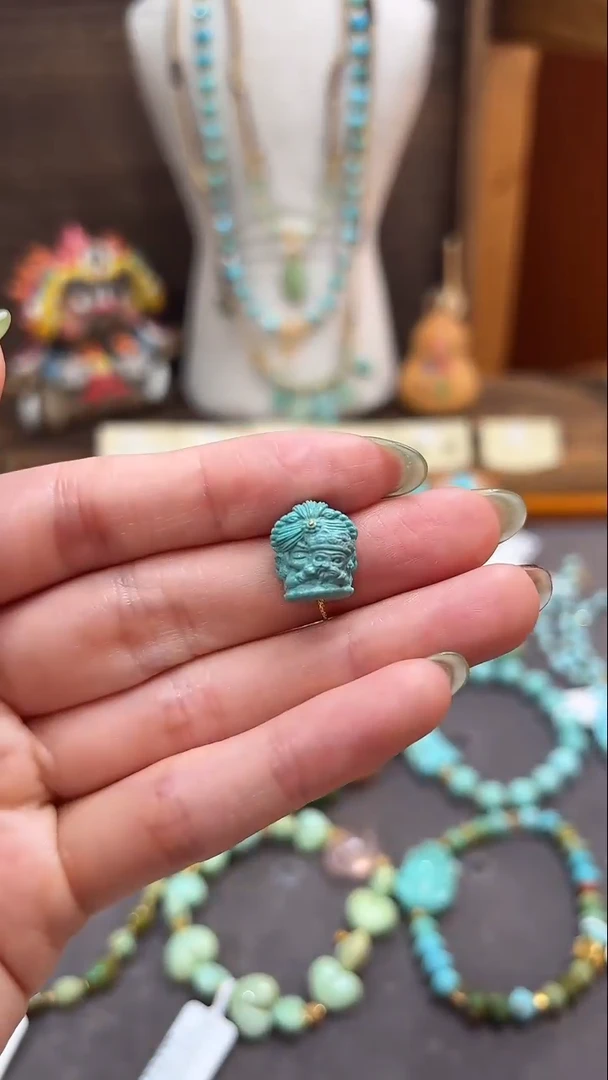 绿松石未镶嵌配饰绿松石配饰