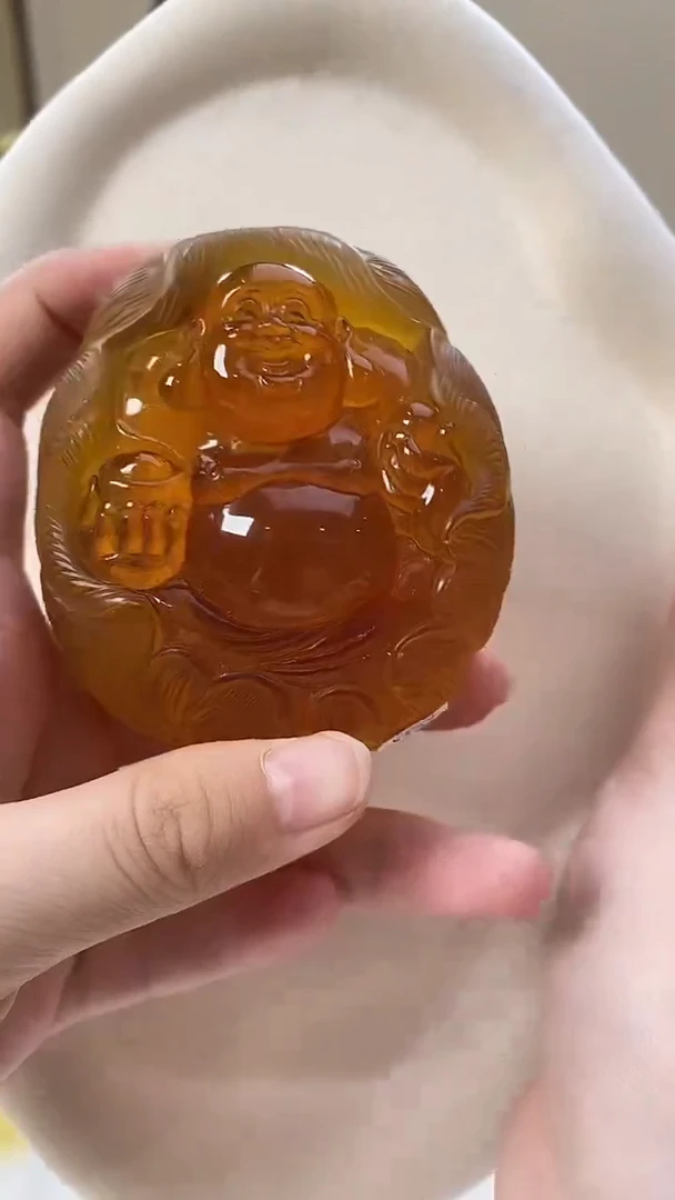 琥珀颈饰未镶嵌项链
