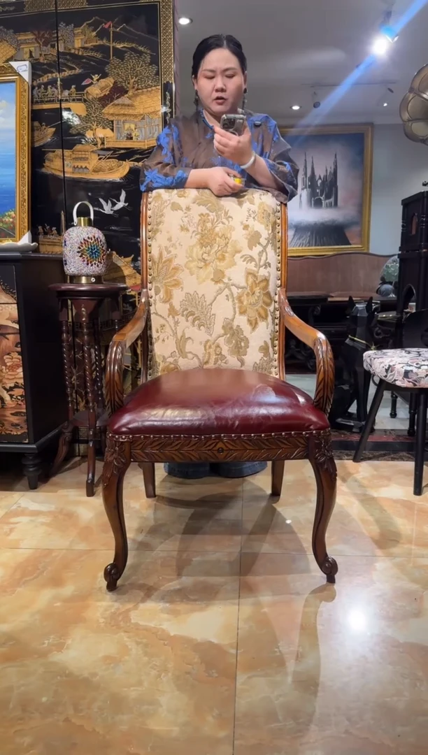 木（非红木类）休闲椅高靠背