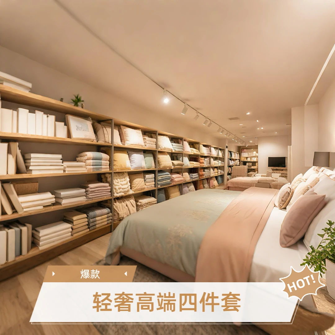 2孤品-【乐屿家纺】高端轻奢四件套