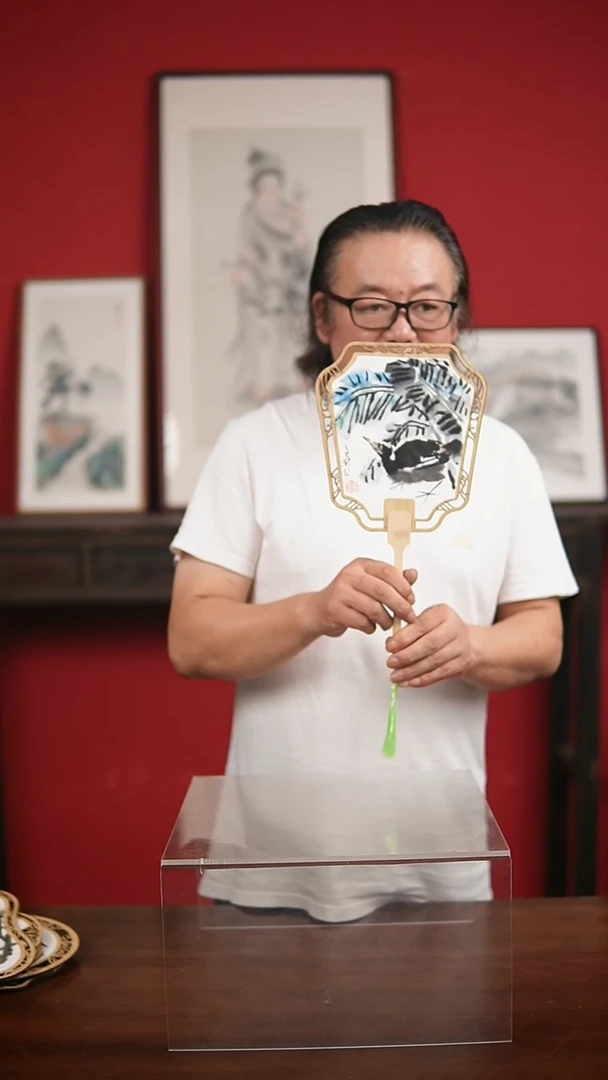 国画手写手绘-扇子