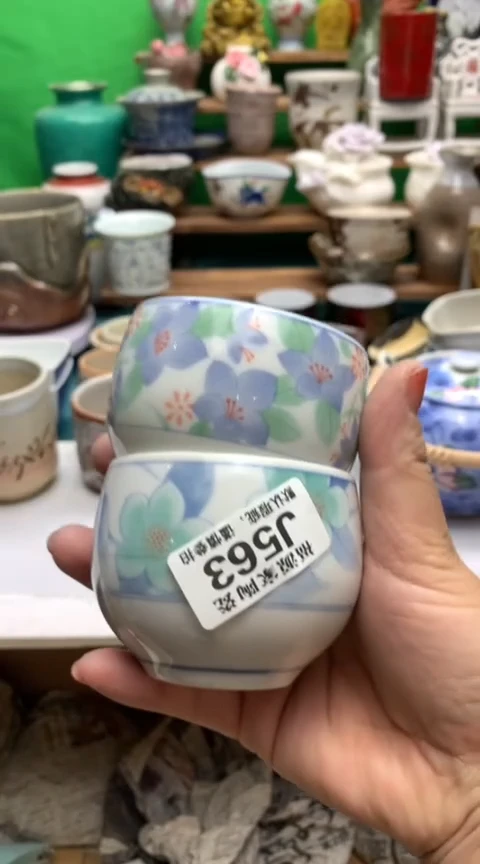 【闪购商品】盖碗海外回流瓷器