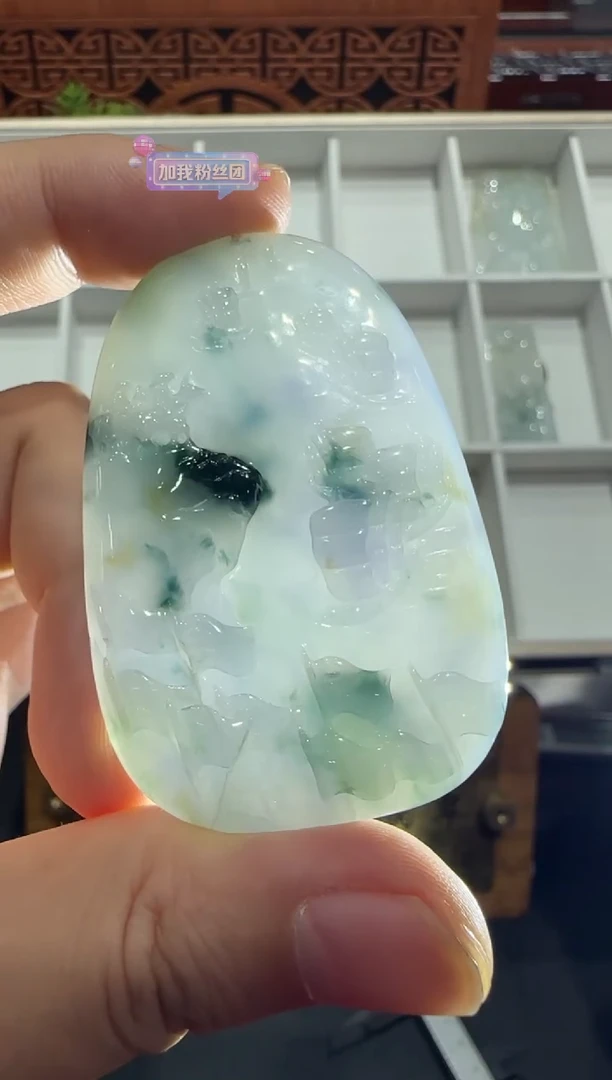 未镶嵌挂件翡翠A货翡翠多样性孤品