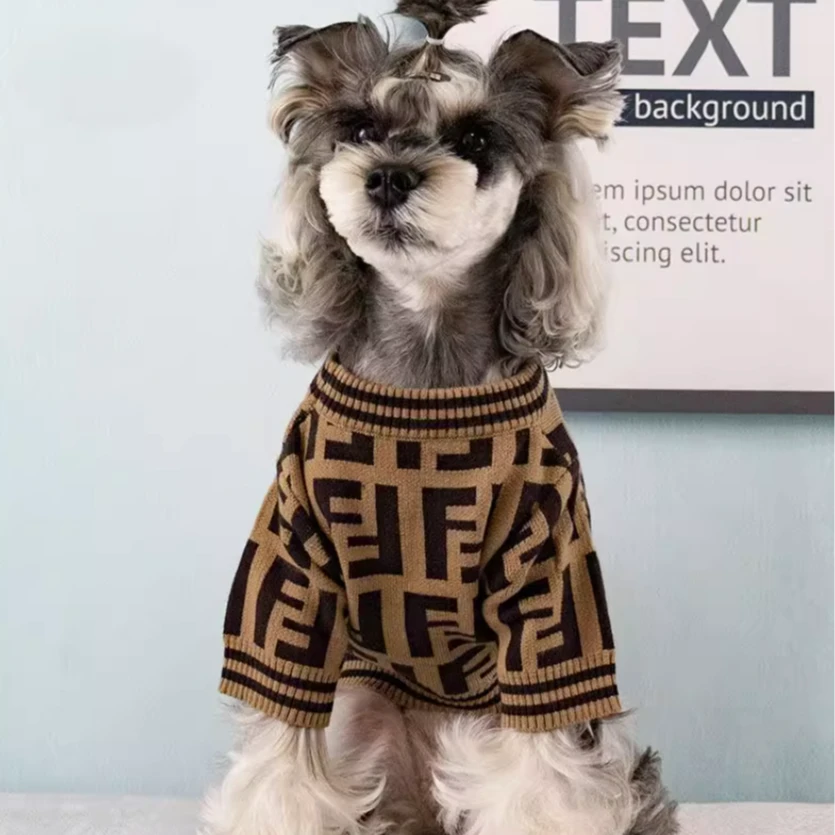 春秋款宠物针织毛衣狗狗猫咪保暖防掉毛中小型犬适用