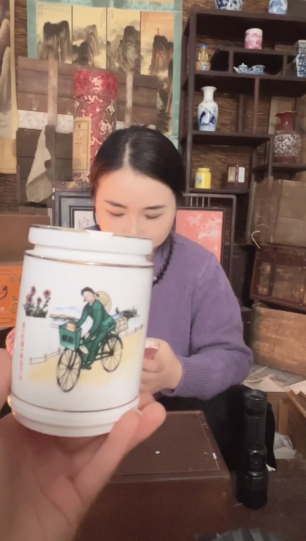 陶景德镇陶瓷摆件J940