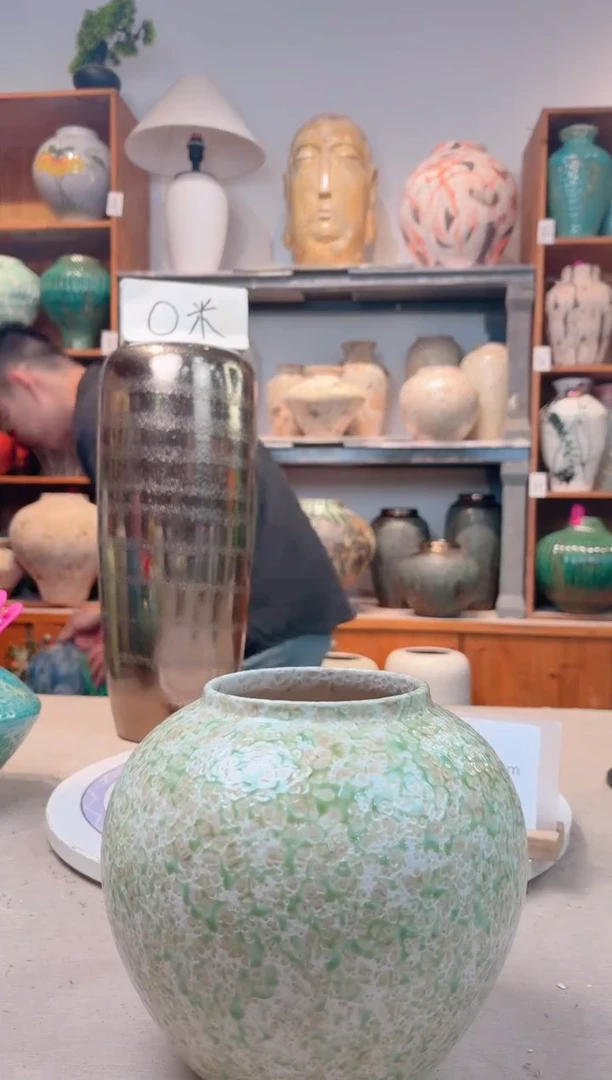 瓶陶瓷花瓶  微瑕 无花  春意盎然 小号