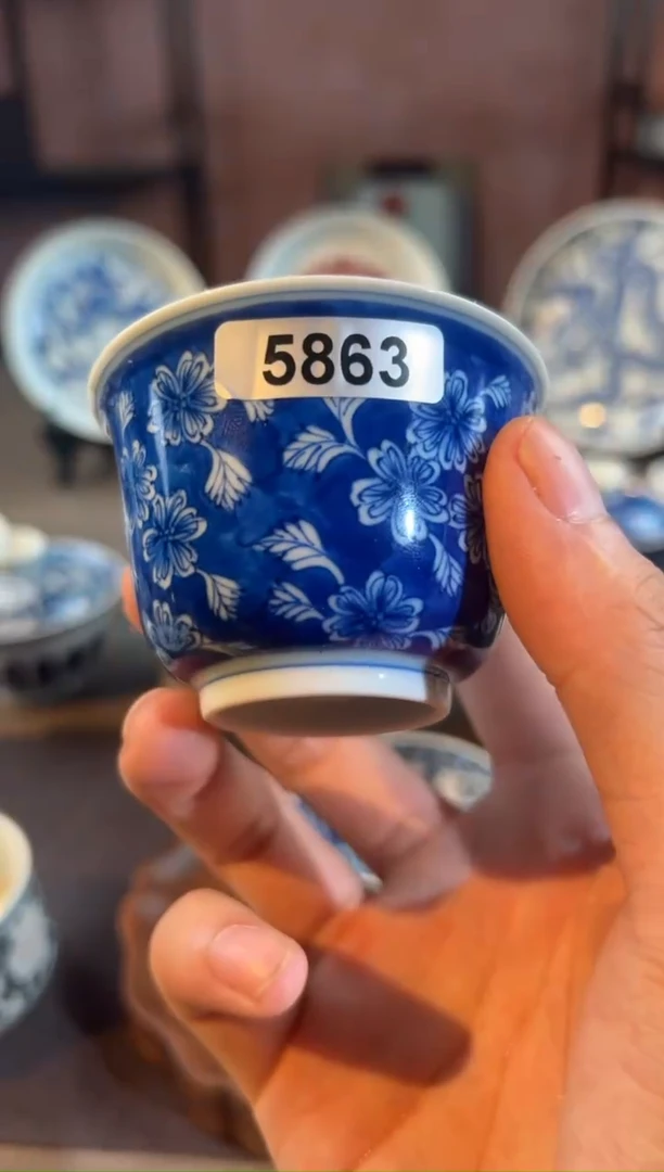 5863天禄言瓷手工手绘茶器