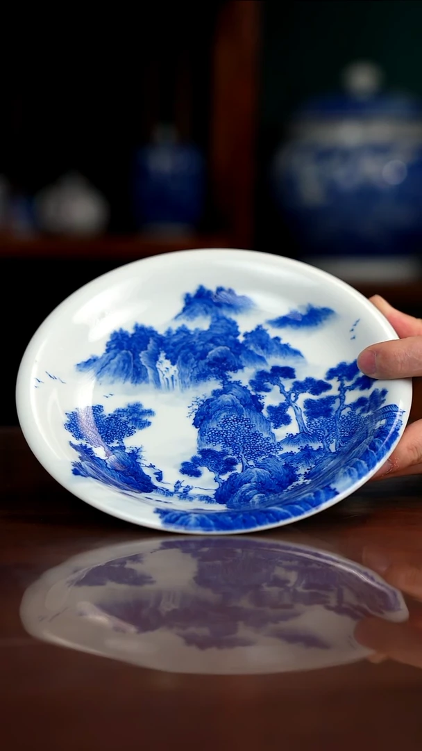 L****D晓月柴窑 山水壶承