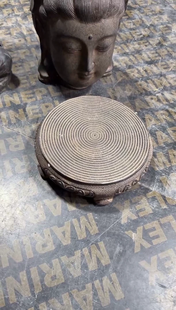 陶土【合成青石】万寿藤小底座