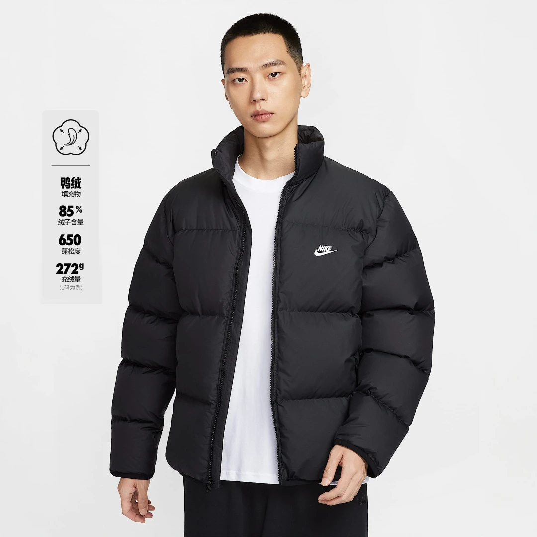 耐克男女宽松羽绒服夹克冬季新款防泼水THERMA-FIT IB2976-010