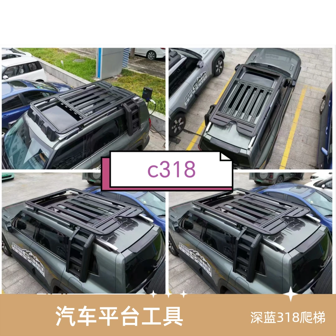 深蓝318汽车平台爬梯