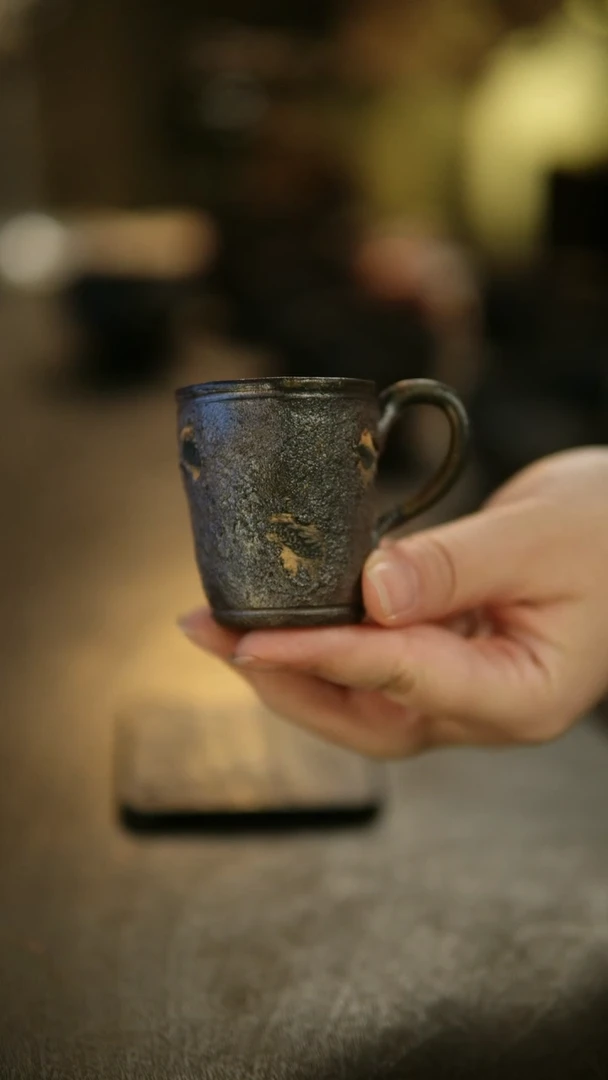 阿眠       本圣陶泥柴烧咖啡杯