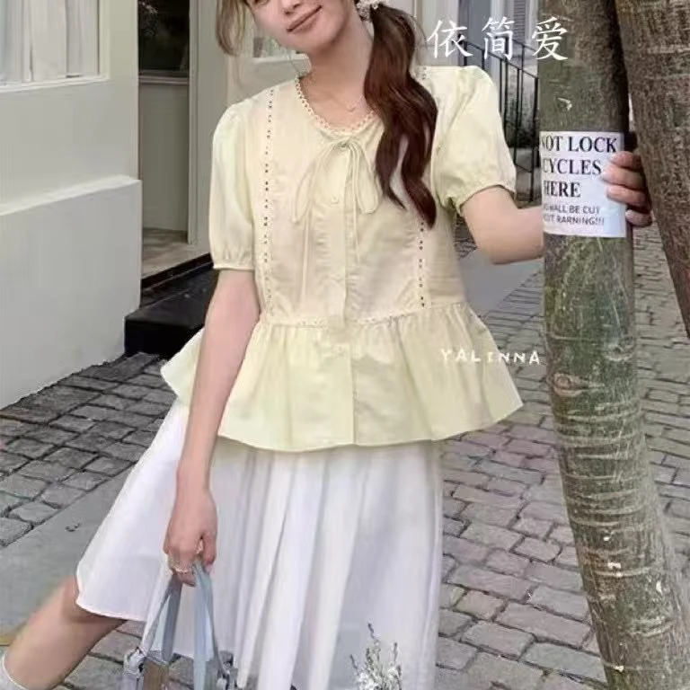 101-200衬衣上衣夏季纯棉设计感