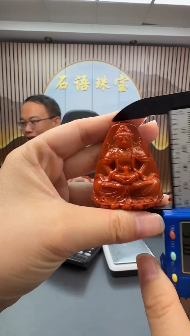 未镶嵌雕刻南红玛瑙054ZB0918产品一个