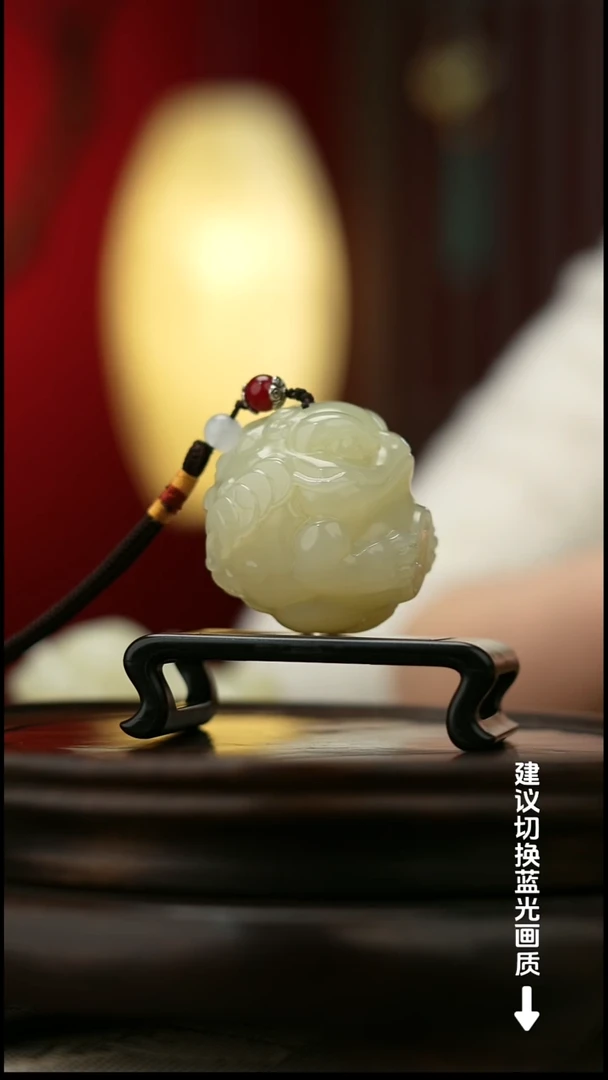 玉【招财金蟾】天然玉石手把件