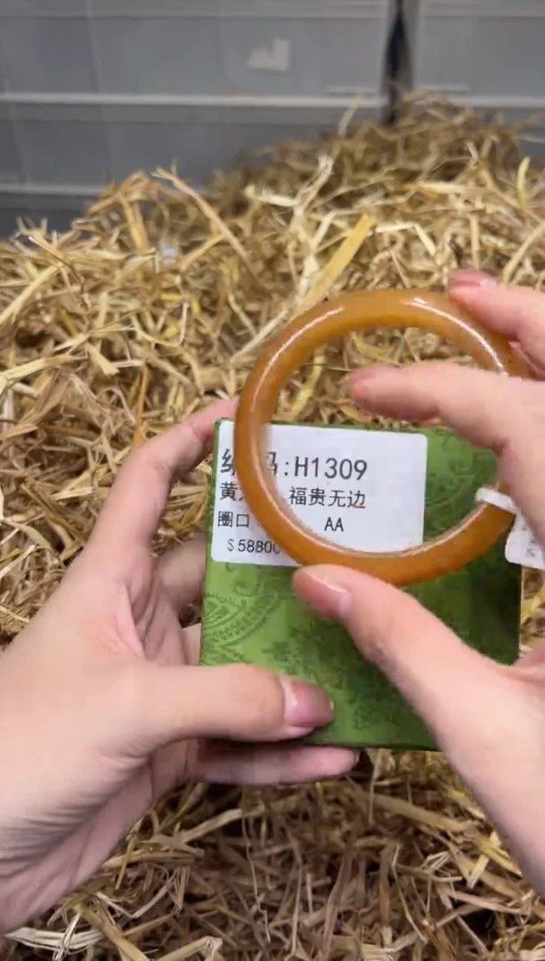 未镶嵌手镯石英质玉H1309