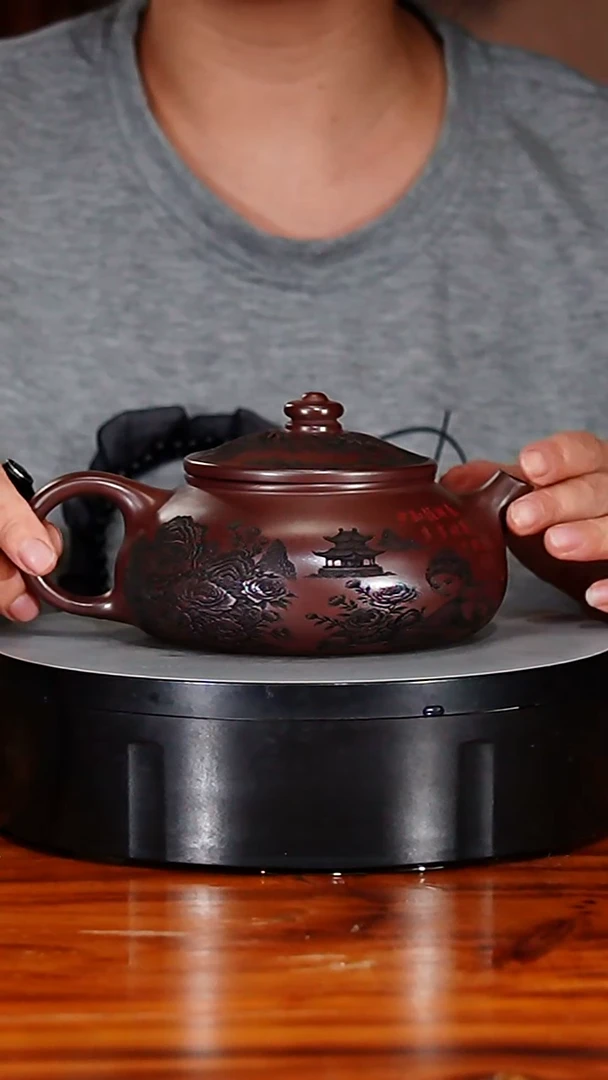 宜兴原矿紫砂壶茶壶500C