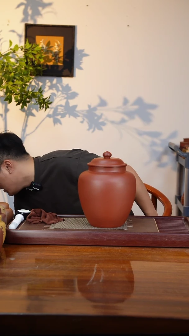 宜兴原矿紫砂茶叶罐