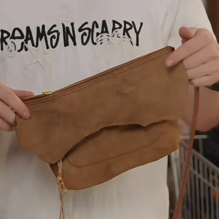 【直播间专属新品】牛皮单肩斜挎小包包