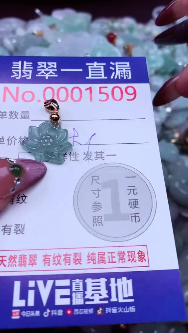 吊坠(不含链)未镶嵌翡翠1509