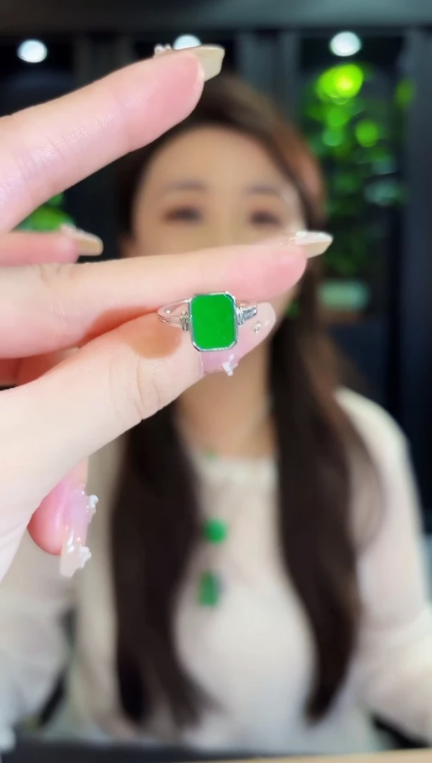 翡翠戒指未镶嵌缅料A货/多样性发货/一件