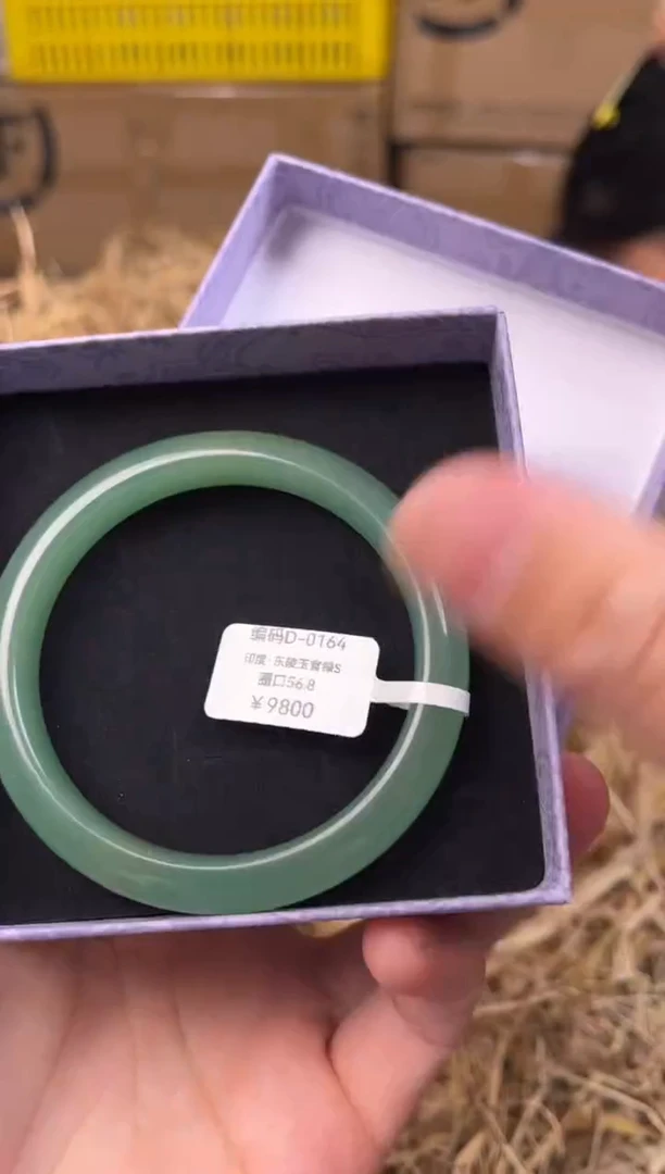 未镶嵌手镯石英质玉编码D-0164