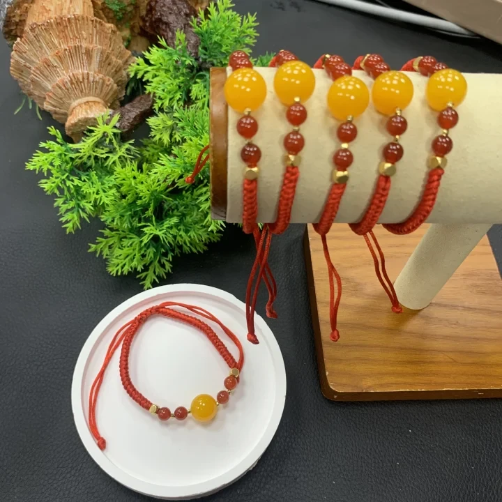 蜜蜡手绳FL60多样性发其一CP配绳