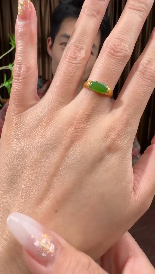 颈饰18K金镶嵌和田玉14承泽10.11多样性拍一发一