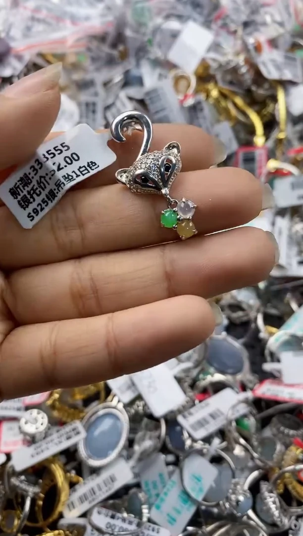 银S925镶嵌戒指翡翠121212----2