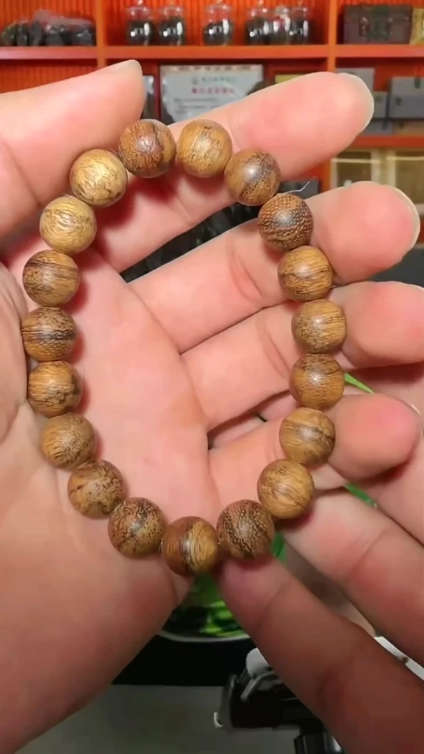 沉香手串44号单圈1.1多样性发一