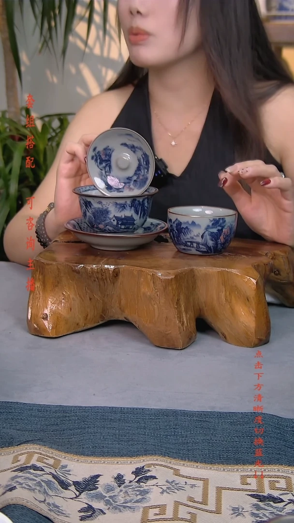 简装家用款2件套 老陶泥开片纹陶瓷茶具