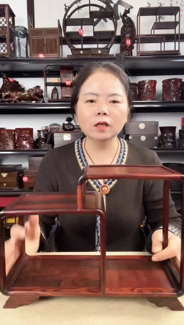 木瑕疵973老李红木工艺品