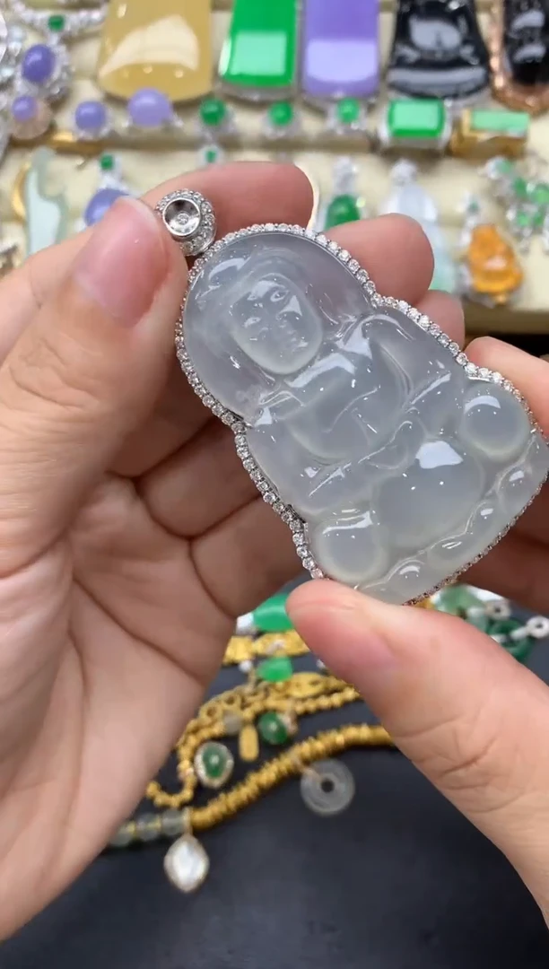 【闪购商品】翡翠颈饰18K金镶嵌292-中国好珍宝