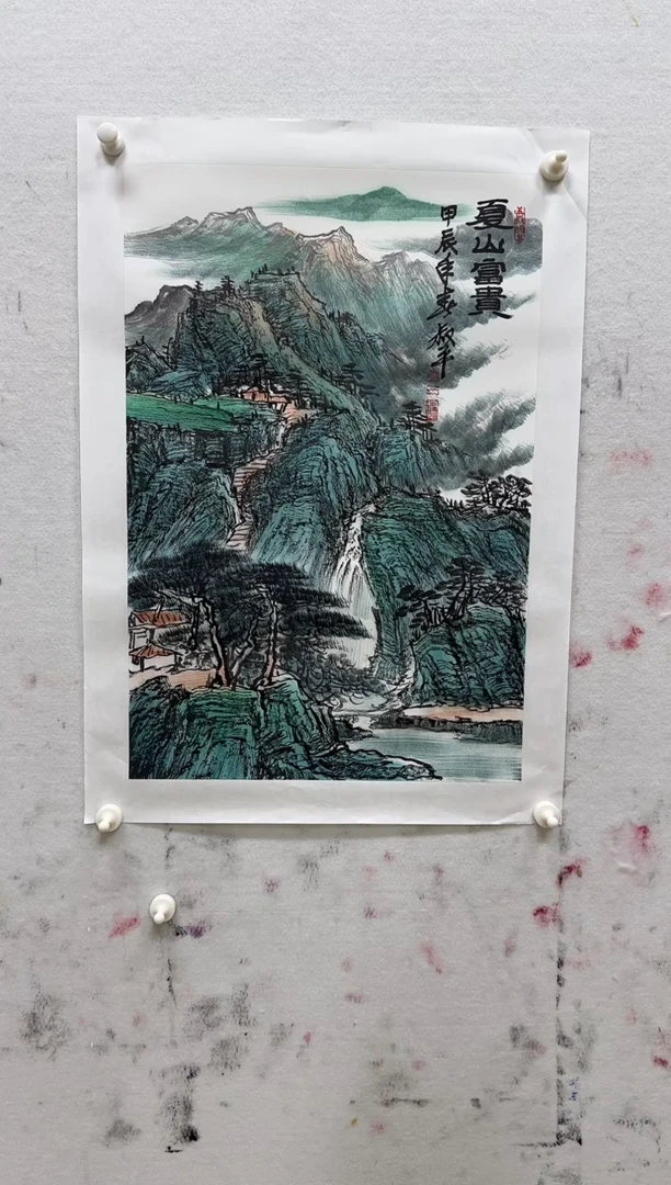 国画z天津人美-李叔平国画2.7平尺