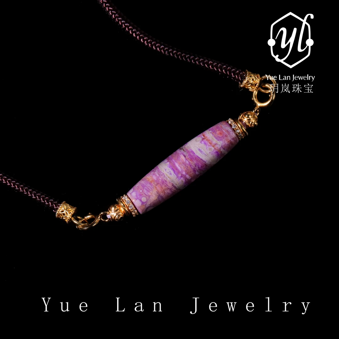 【玥岚舒俱来店】空色 · 舒俱来天珠项链（多样性发）A0101094