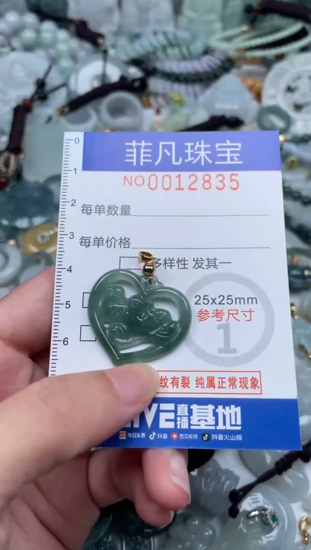 颈饰未镶嵌翡翠12835
