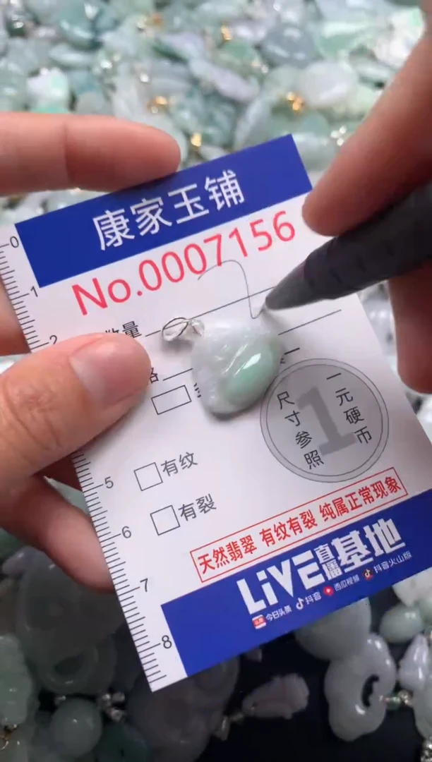 颈饰未镶嵌翡翠7156
