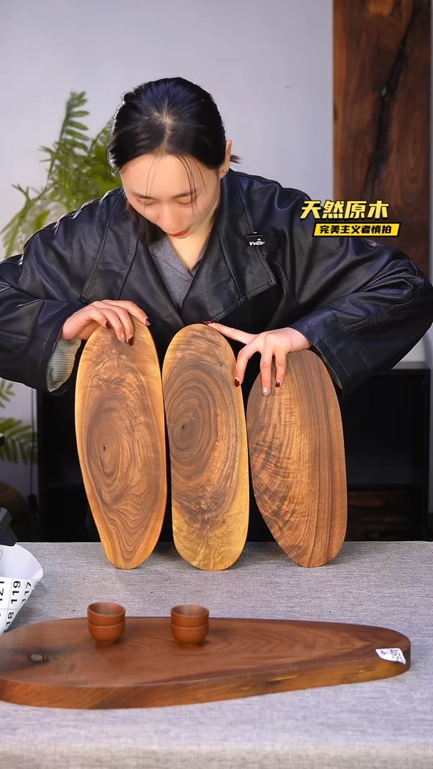 木北美黑胡桃原木.干裂疤结不属于商品质量问题完美主义者慎拍