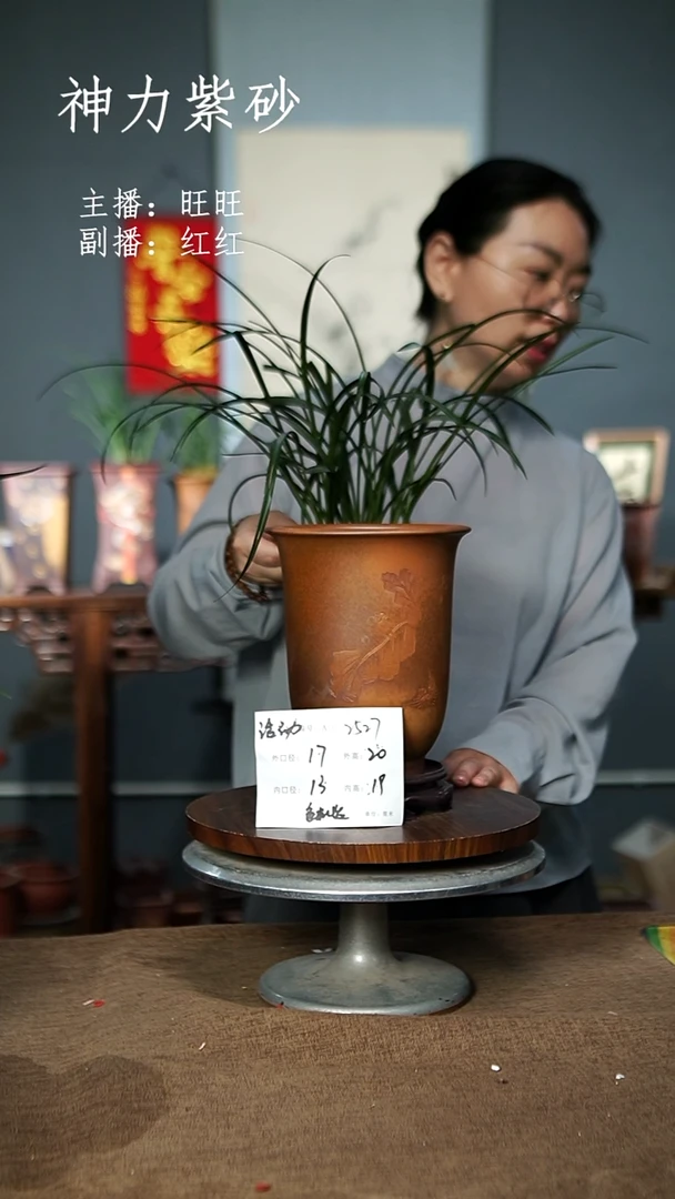 2527+S 色随机 紫砂花盆紫砂