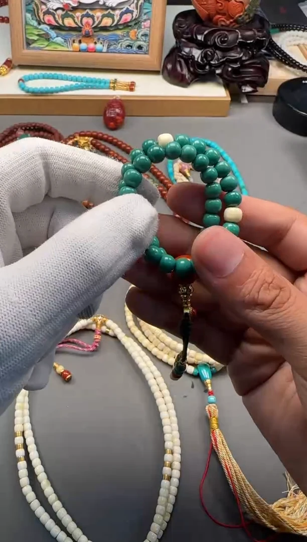 【闪购商品】绿松石手串手串未镶嵌手串手串