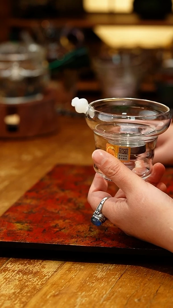 【闪购商品】禾器/晶彩奉珠不锈钢茶漏/白玉
