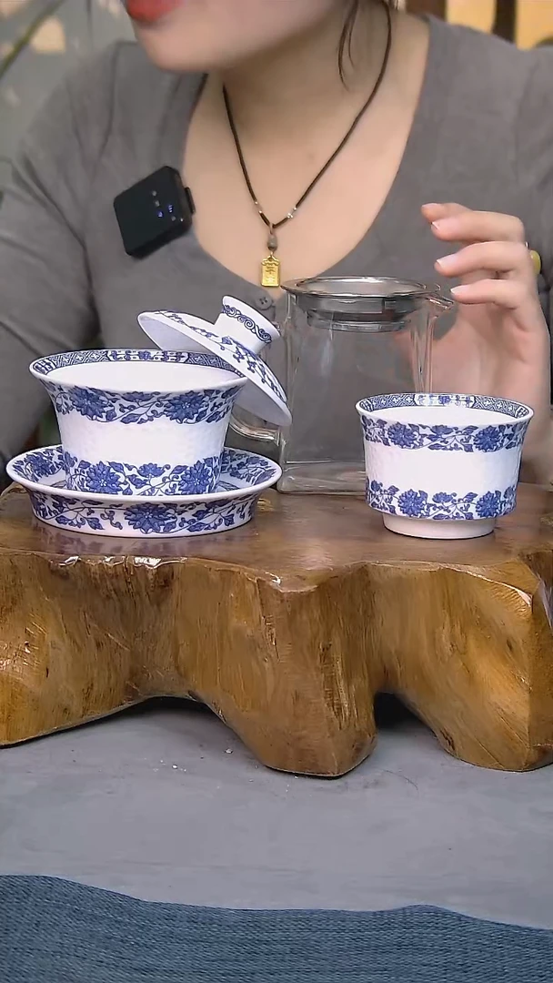 3件套陶瓷茶具家用简装系列